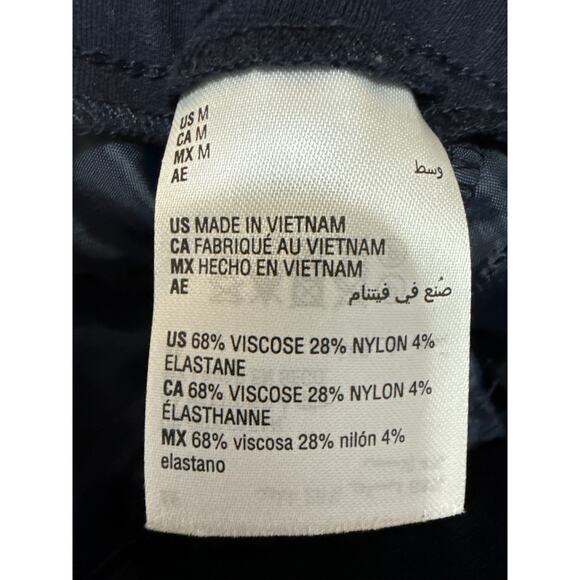 Bar III Womens Navy Blue Belted High Waisted Trousers Cropped Dress Pants Size M - Picture 5 of 5